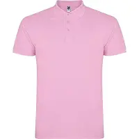 GOR Roly PO6638 | Polo Star homme, Piqué - Couleur : Light Pink 48 - Taille : XL