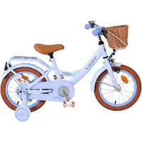 Volare Vélo enfant Ashley - Fille - 14 pouces - Bleu pastel
