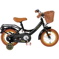Volare Vélo enfant Ashley - Fille - 12 pouces - Noir