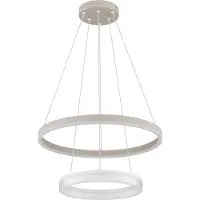 Globo Suspension moderne Zara brun sable Ø 50cm