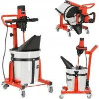 YATO Bétonnière, station de mélange, malaxeur 50 litres 1600W, malaxeur à mélange forcé