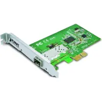 Planet Adaptateur 1000Base-X SFP PCI Express Gigabit Ethernet (Mini PCI Express), Carte réseau, Vert