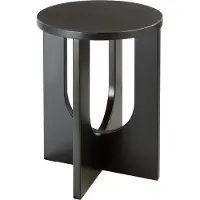 Atmosphera Créateur d'intérieur® Beistelltisch "bloom" schwarz 50,540x40cm - Atmosphera créateur d'intérieur