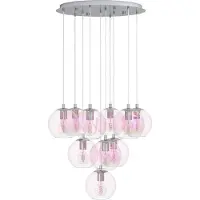 Eglo Suspension Ariscani 2 10 lumières chromées