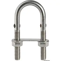 Osculati U-bolt Acier Inoxydable M10x90 Mm 6600kg 10 Unités