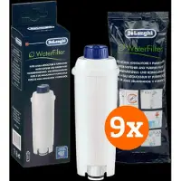 De'Longhi Filtre à Eau 9 Pièces