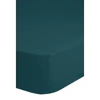 Bonjour Drap-housse Jersey 140x200 cm Bleu pétrole