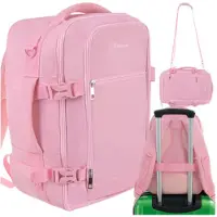 Trizand 27658 Sac à dos de voyage pour l'avion 20 l, 40 x 25 x 20 cm, rose