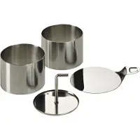 Lurch 220285 Anneaux d'alimentation Acier inoxydable Set 8 pièces
