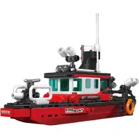 Playfun Großhandel GmbH - Kit de construction « Bateau-pompe K. », 315 pièces