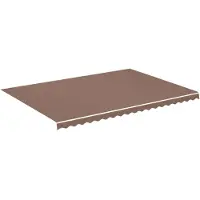vidaXL Tissu de store brun 5x3,5 m