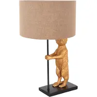 Steinhauer Lampe de table Animaux avec capuche taupe
