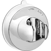 Kuchinox Support à ventouse pour douchette SNO Chrome