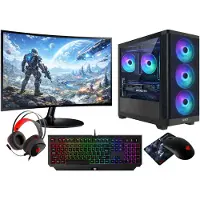 VIST PC Gaming Ryzen 7 7700 - RAM 32Go - RTX 5070 - SSD 1To M.2 - LCD 27 - W11 Pro