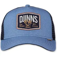 Djinns Casquette 'HFT Nothing Club' bleu ciel / or / noir / blanc