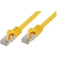 Shiverpeaks RJ45 patch cable w. CAT 7 raw cable PIMF yellow 7,5m