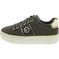 Tamaris Damen Leder Sneaker Grün