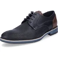 Lloyd Harris : Chaussures pour hommes, chaussures de ville, chaussures élégantes à lacets, couleur bleu. Élégant