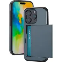IMoshion Coque arrière avec porte-cartes Apple iPhone 16 Pro - Bleu foncé