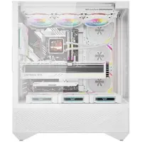 Darkflash - DY460 White + 4 fans - Boîtier pour ordinateur