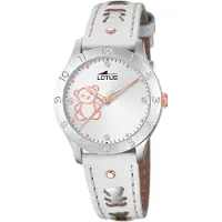 Lotus Jeunesse Montre Junior Elegant 18657/A Cuir Montre analogique blanche UL18657/A