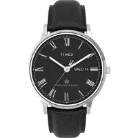 Timex Montre à affichage analogique ' Waterbury Classic' noir / argent