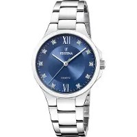 Festina Montre à affichage analogique bleu
