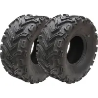 Parnells 22x10.00-9 ATV Pneus quadruples 6 plis Wanda P3128 Voitures légales pour route 255/65-9 (Jeu de 2)