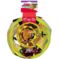 Kong Play Spaces Rave Cave Cat Toy Jaune