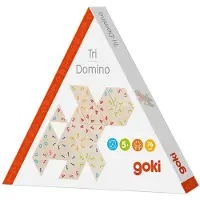 Goki Jeu de société - - Domino en triangle - Jeu memory - 76 pièces - Mixte - A partir de 3 ans