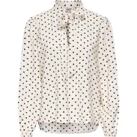 ONLY Chemisier 'ONLMaizee' noir / blanc naturel