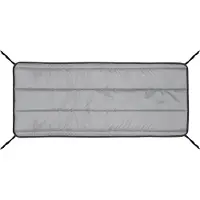 AIO Factory Coussin en mousse matelassé 180x50 cm gris foncé