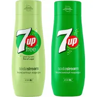 SodaStream lot de 2 concentrés 7UpFREE+7Up