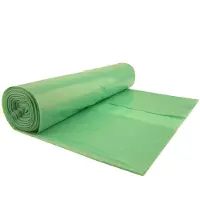 Meva Sacs poubelles épais 80 microns rouleau de 5pcs. - vert 240L
