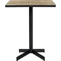 House Doctor Table d'appoint Stripe vieux rose/beige