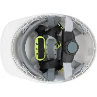 YATO Casque de sécurité blanc, haute résistance, en ABS