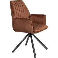 White Label Armchair Jamie Rust