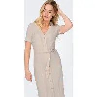 ONLY Robe-chemise 'ONLSiesta' beige chiné
