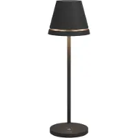 Leonardo VENEZIA Akku-Tischlampe Schwarz 1,8W steuerbare Lichtfarbe IP44 76060