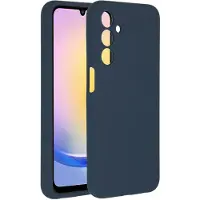 Accezz Coque Liquid Silicone Samsung Galaxy A25 (5G) - Bleu foncé