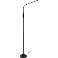 TRIO Lampe de lecture Toro noir 145cm