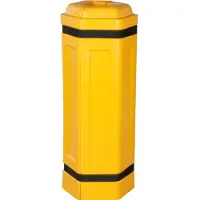 DANCOP Säulenschutz achteckig für Pfosten B150xT150 mm gelb B435xT390xH1000 mm