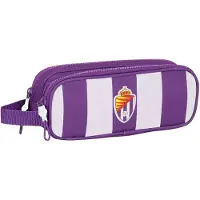 Big Buy Cooking Etui double multi-usages Real Valladolid C.F. Blanc Violet 21 x 8 x 6 cm