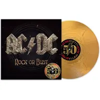 Sony music Rock Or Bust Édition Limitée Vinyle Or