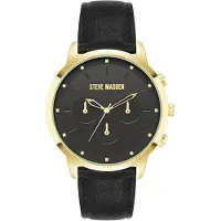 Steve madden Analoguhr SM-9116BKGP, Or, (Horloge analogique)