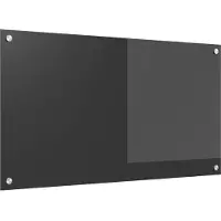 vidaXL Dos de cuisine gris foncé 90 x 50 cm Verre trempé