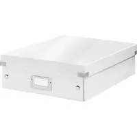 Leitz Boîte CLICK & STORE WOW organisateur moyen, blanc