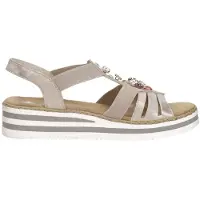 Rieker Sandalen Plat Sandalen Plat - Goudkleur - Maat 39
