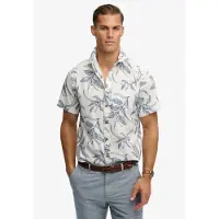 Superdry Vintage Loom Short Sleeve Shirt Blanc 2XL Homme