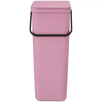 Brabantia Recyclingbehälter Sort & Go 40 l, Rosa, Poubelle, Rose, Pink